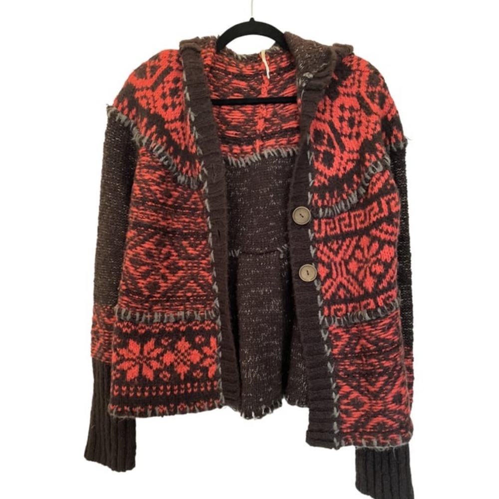 Free People Wool Cardigan